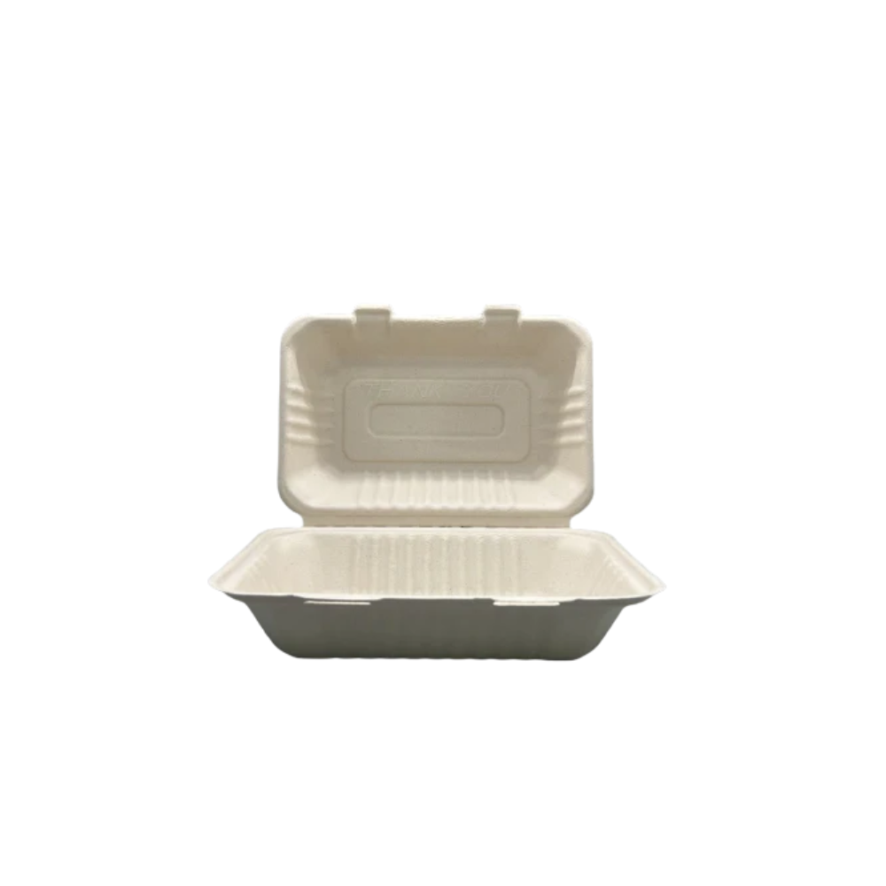 Fiber Hinged Container 9x6