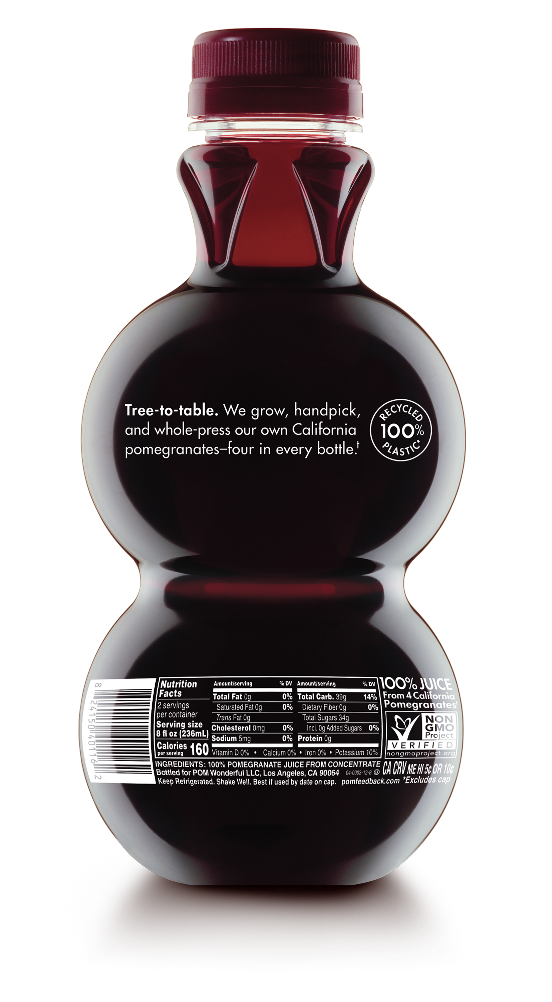 Pomegrante Juice 16oz