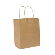 10x7x12 Brown Paper Shopping Bag