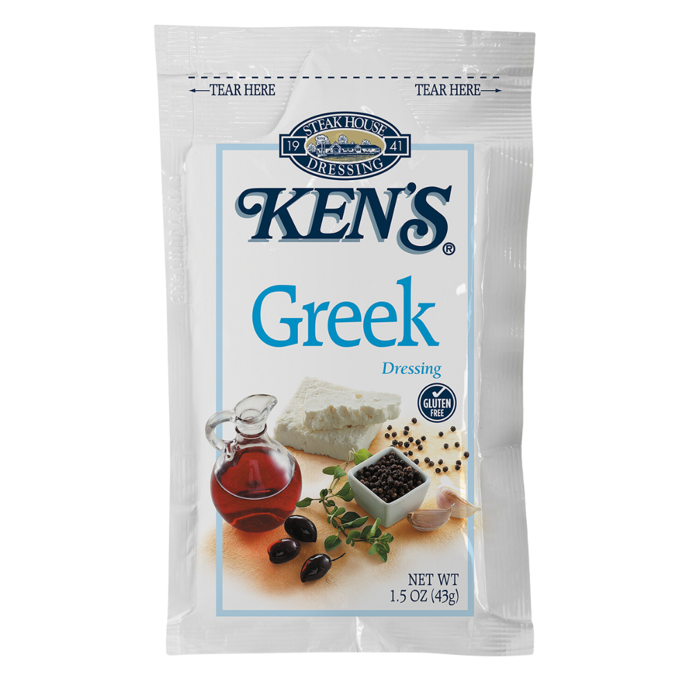 * Greek Dressing Pouch