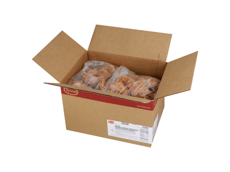 Breaded Eight-way Assorted Chicken Pieces Cooked