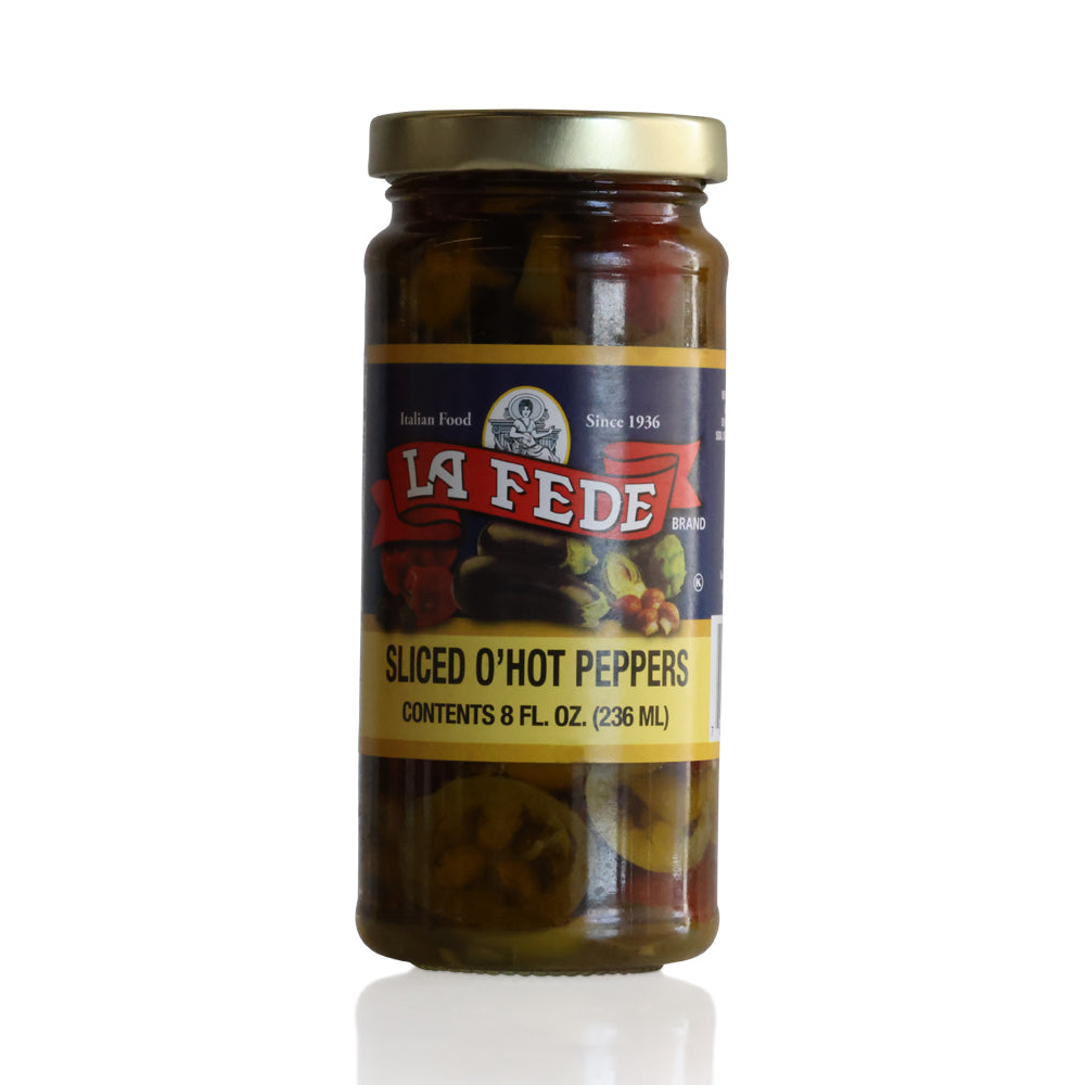 Sliced O-Hot Peppers with Oil