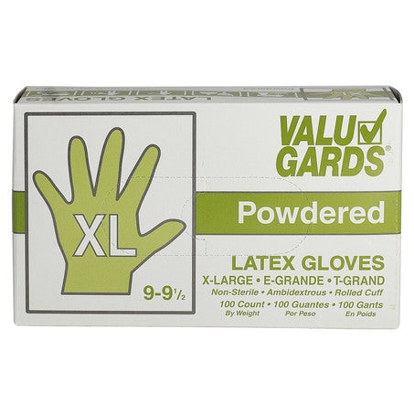 Gloves Latex Powdered Extra Large