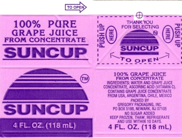 Grape Juice 4oz Carton