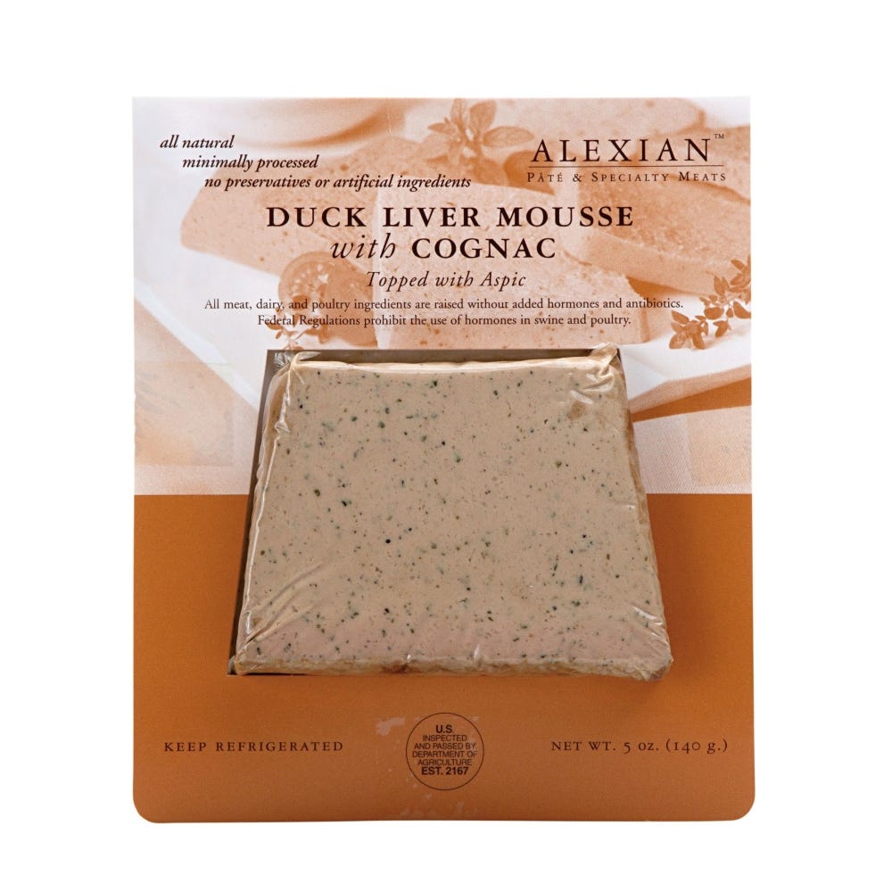Alexian Duck Liver and Pork Mousse with Cognac 5 oz