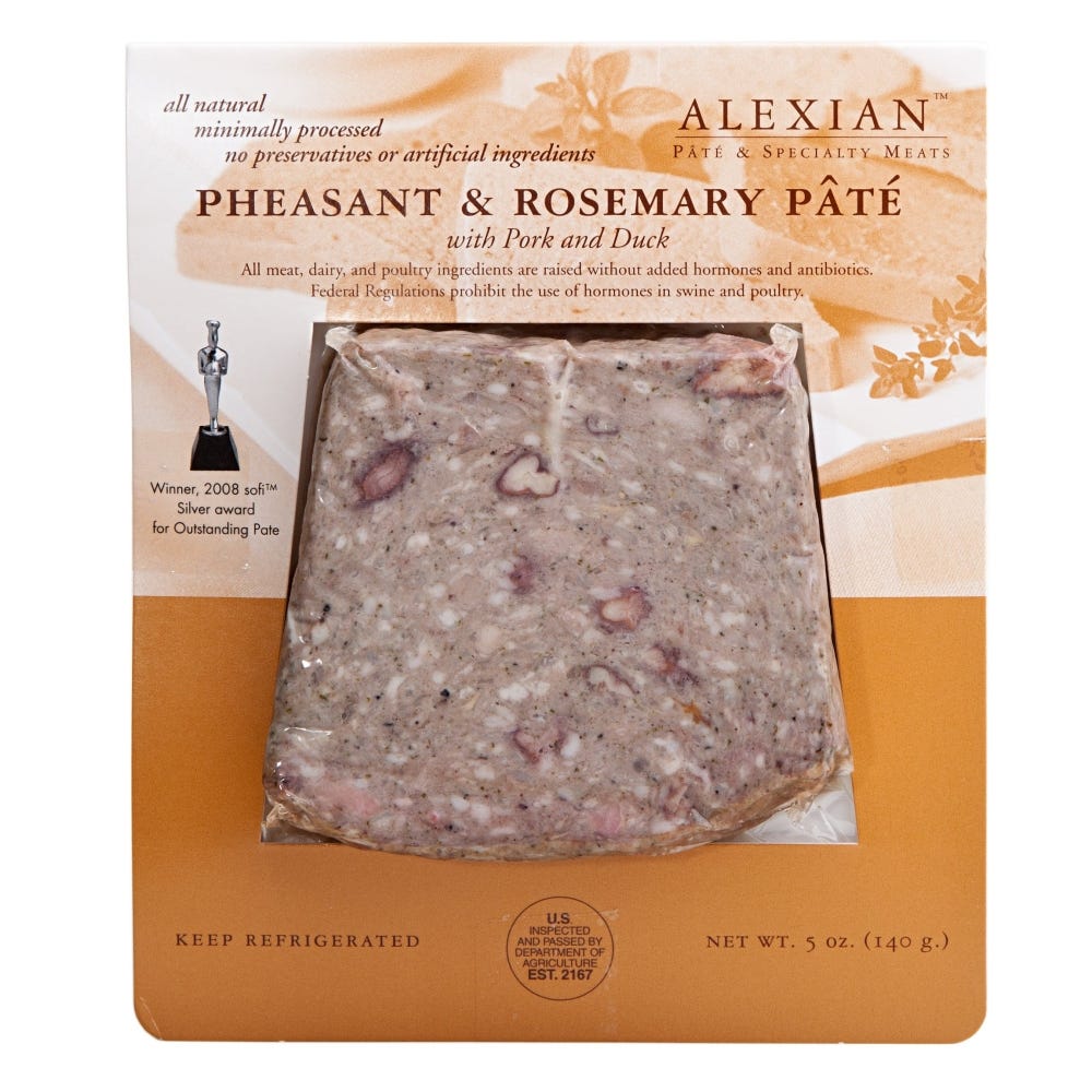 Alexian Pheasant & Rosemary Pate
