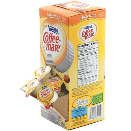 Hazelnut Creamer Portion Control Cups
