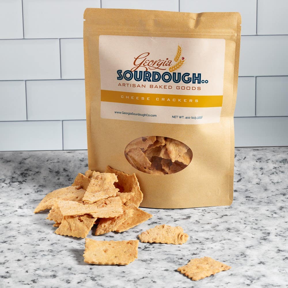 Georgia Sourdough Cheese Crackers 4 oz