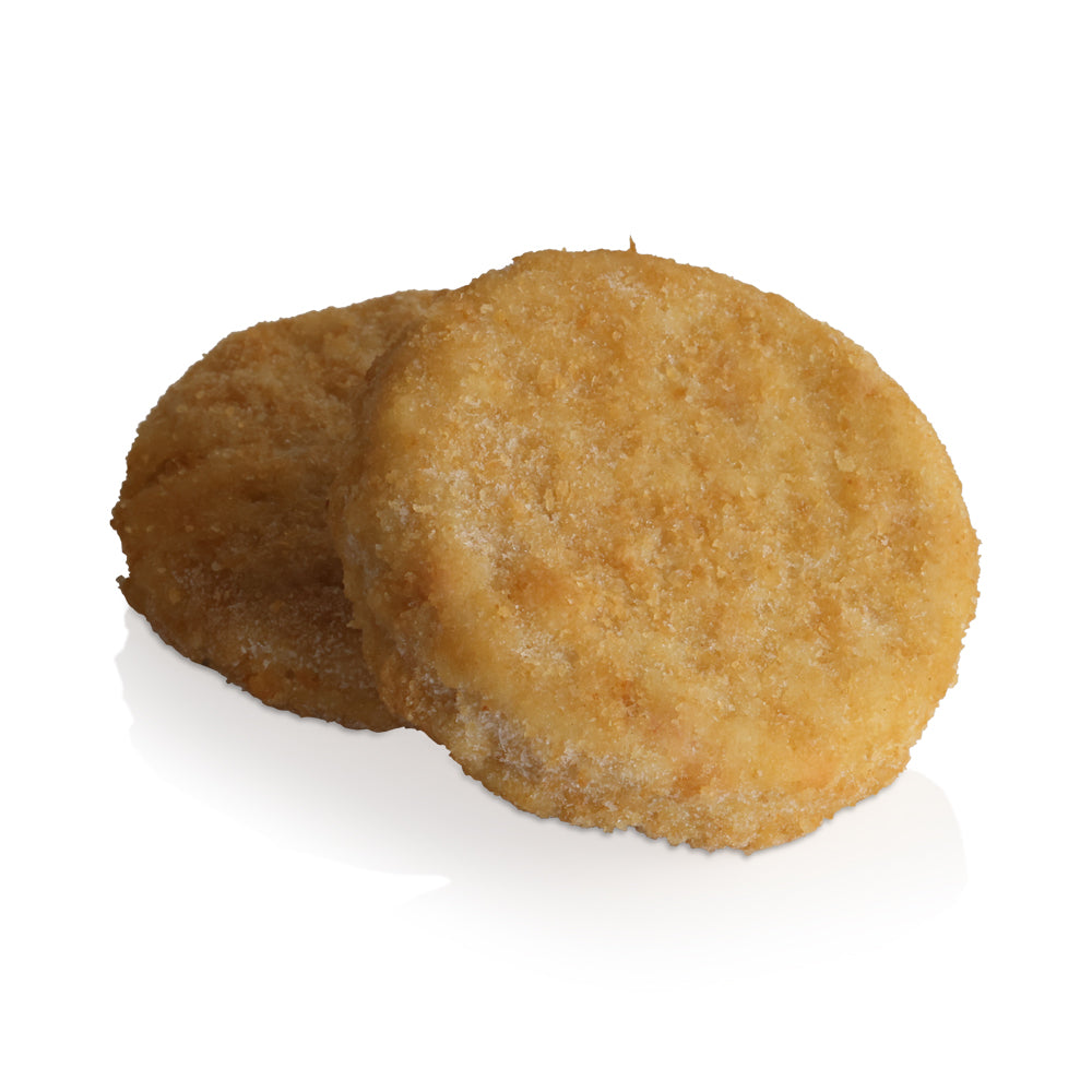 * Par-Fried Breaded Fish Cakes 2oz