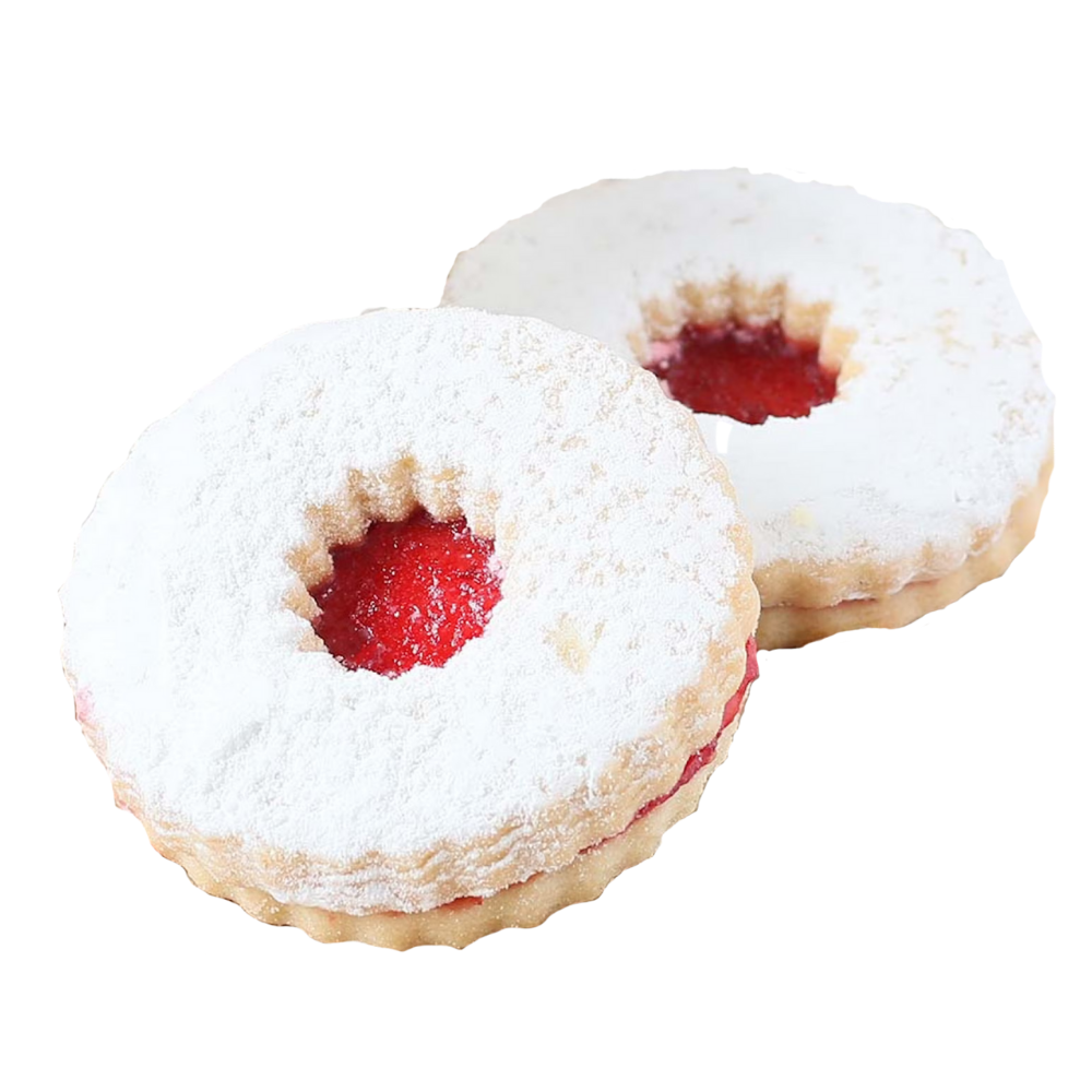 Individually Wrapped Linzer Tart Cookies