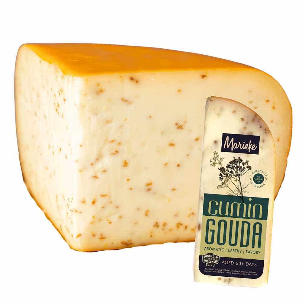 Cumin Gouda Quarter Wheel