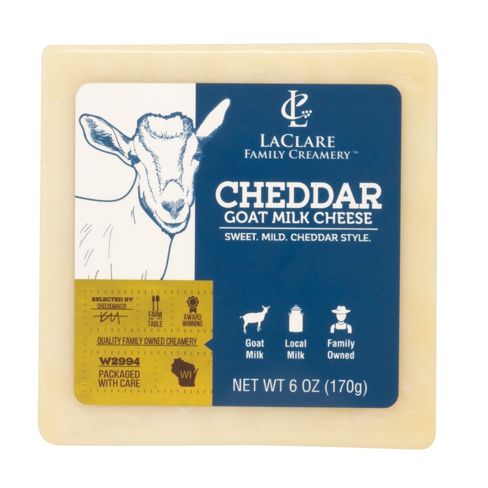 Goat Cheddar Cuts