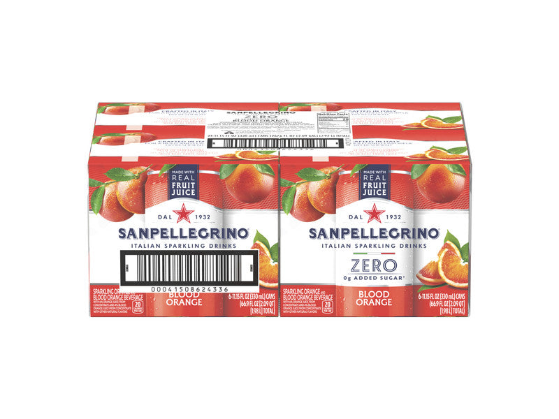 Blood Orange Zero Sleek Can