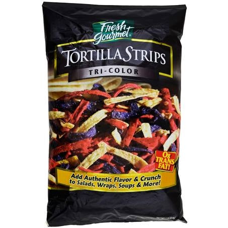 Tri-Color Tortilla Strips