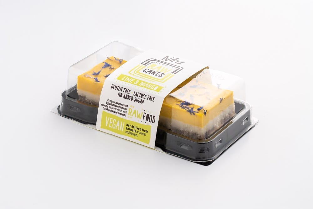 Lime & Mango Cakes Gluten Free Vegan
