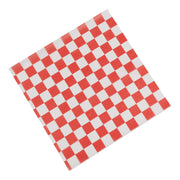 Red Checkerboard Wax Paper