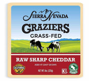 Raw Milk Grass Fed Sharp Cheddar Bar