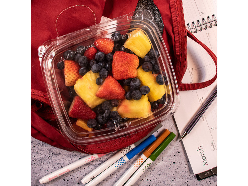 32oz Clear Hinged Container