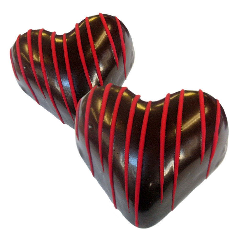 3 Inch Chocolate Covered Heart Cheesecake