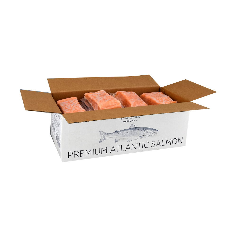 8oz Square Skin Off Faroe Salmon Portions