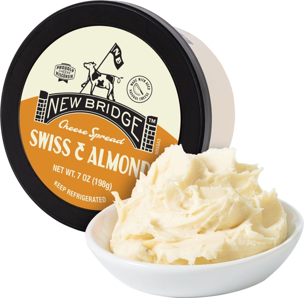 New Bridge Swiss & Almond Cheese Spread