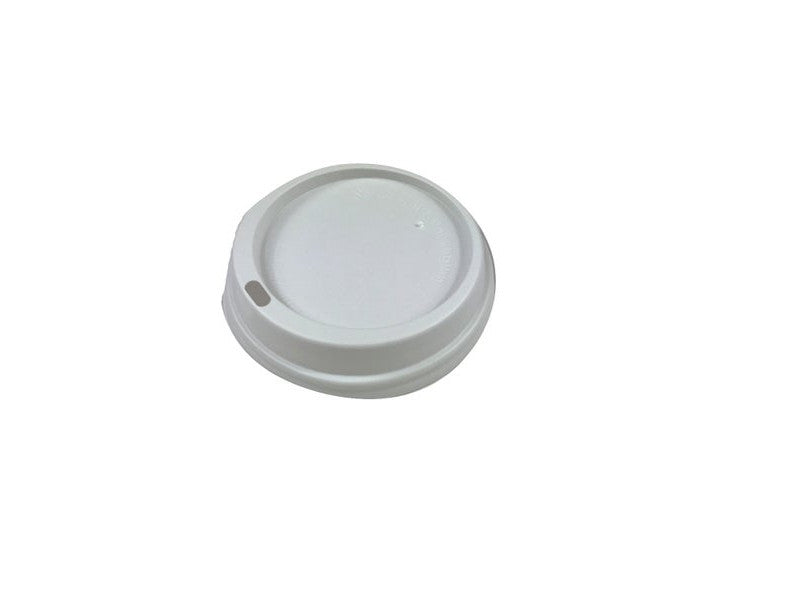 White Dome Sipper Hot Cup Lid (10-24oz)