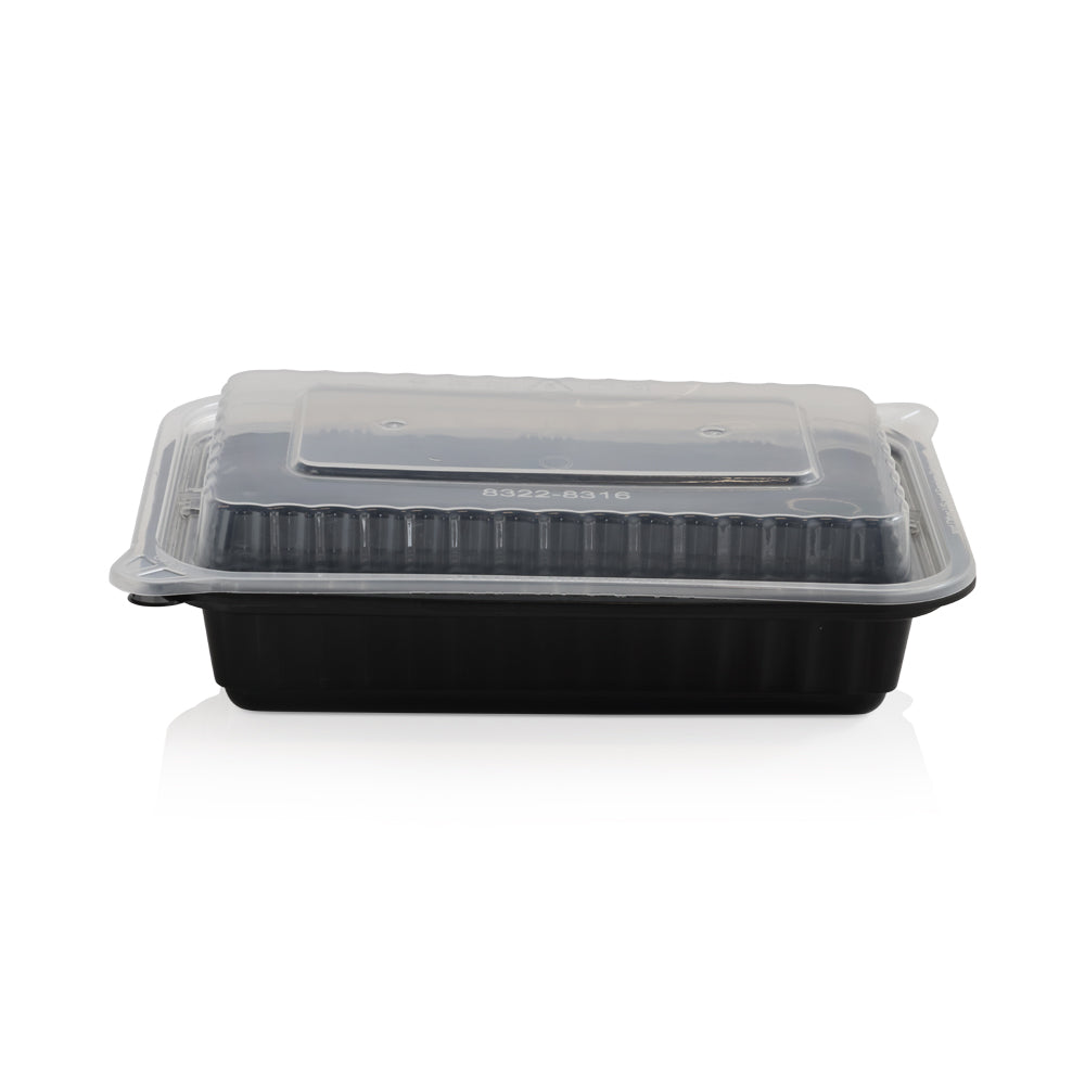 16oz Black Micro Container