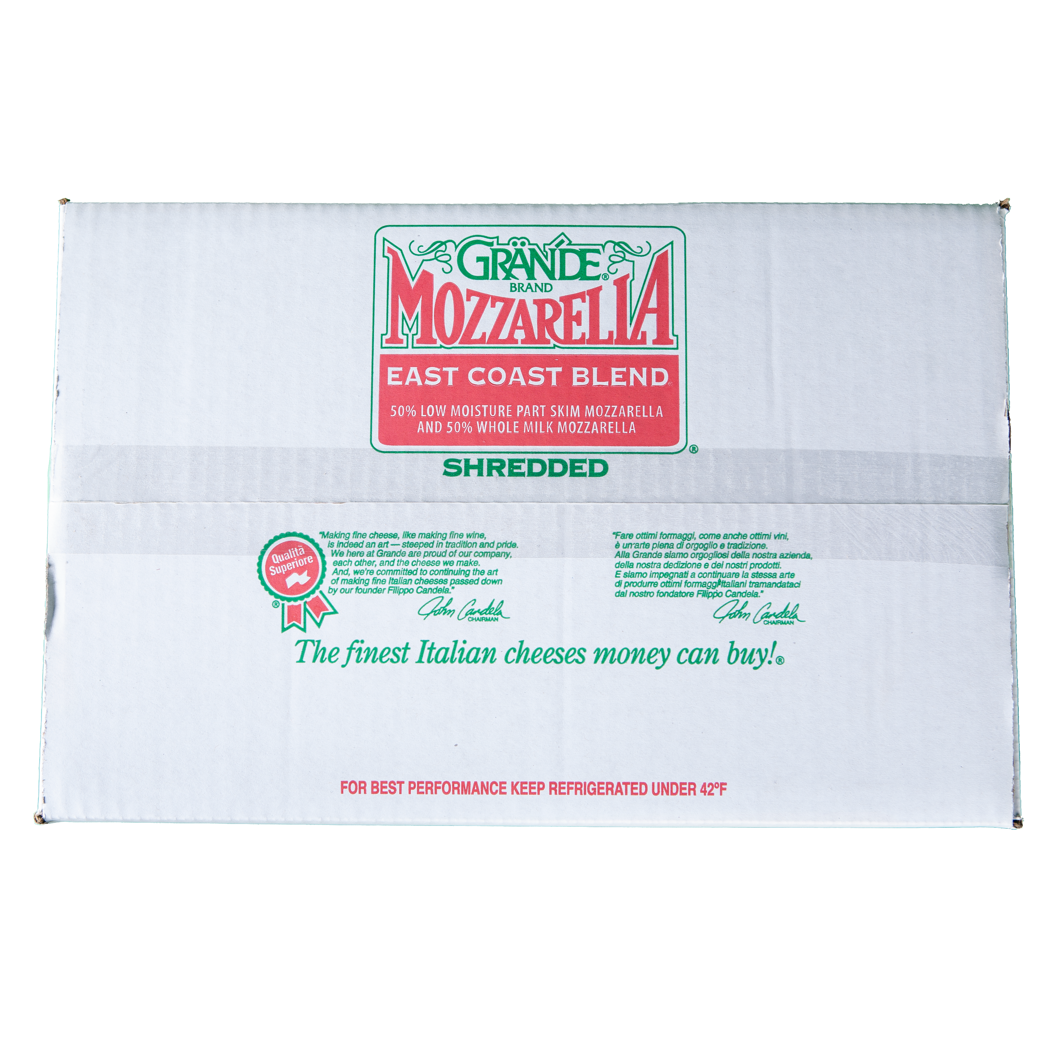 East Coast Blended Shredded Mozzarella Cheese