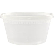 12oz Plastic Soup Container Combo With Lids