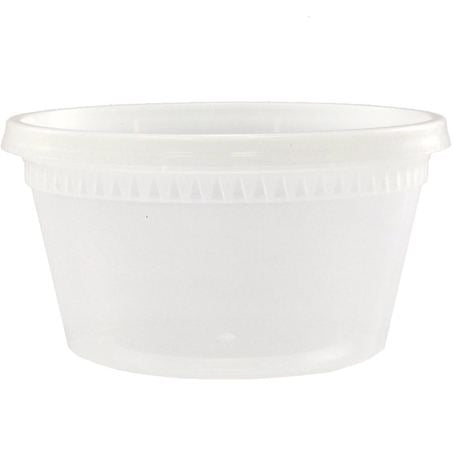 12oz Plastic Soup Container Combo With Lids