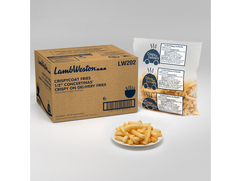 1/2in Crispy Coat Concertina Fries