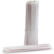 10.25in Individually Wrapped Red Straws