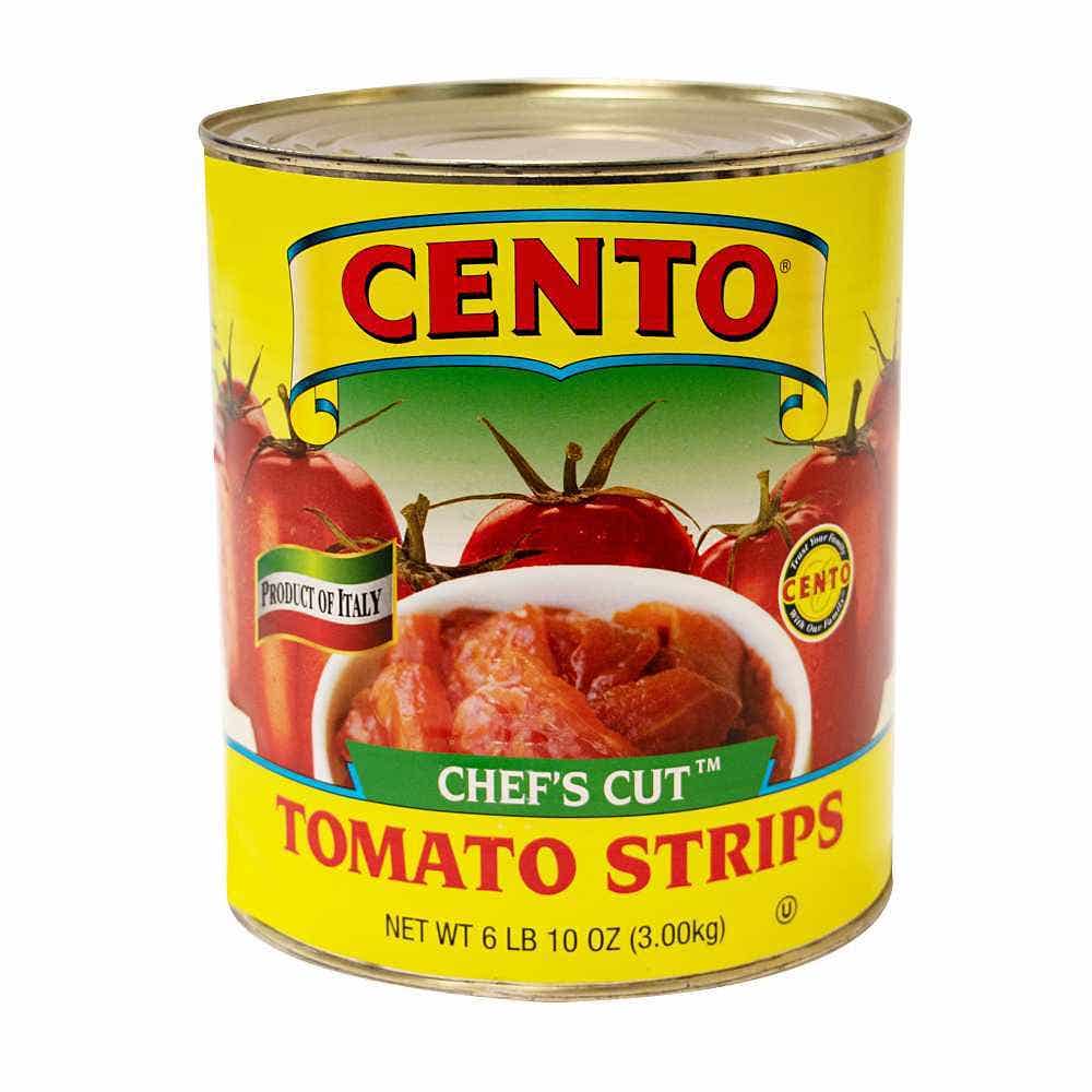 Italian Chefs Cut Tomato Strips