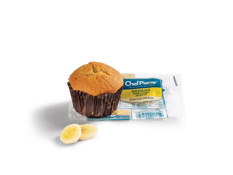 Individually Wrapped 51% Whole Grain Banana Muff