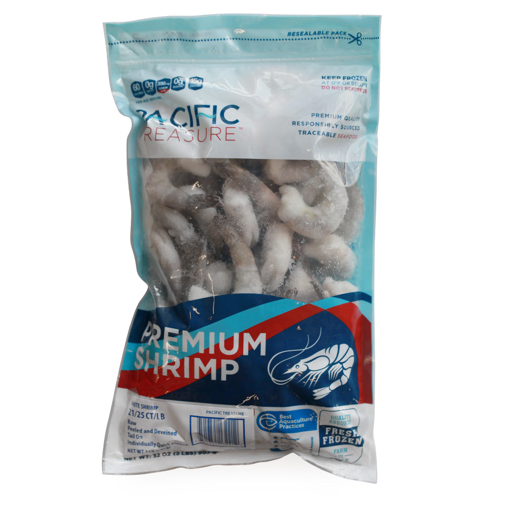 Shrimp 21-25 White Asian Peeled and Deveined