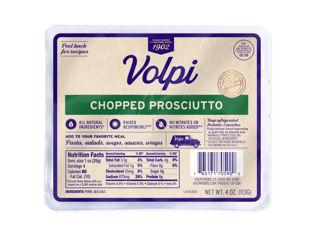 Prosciutto Chef Style Chopped