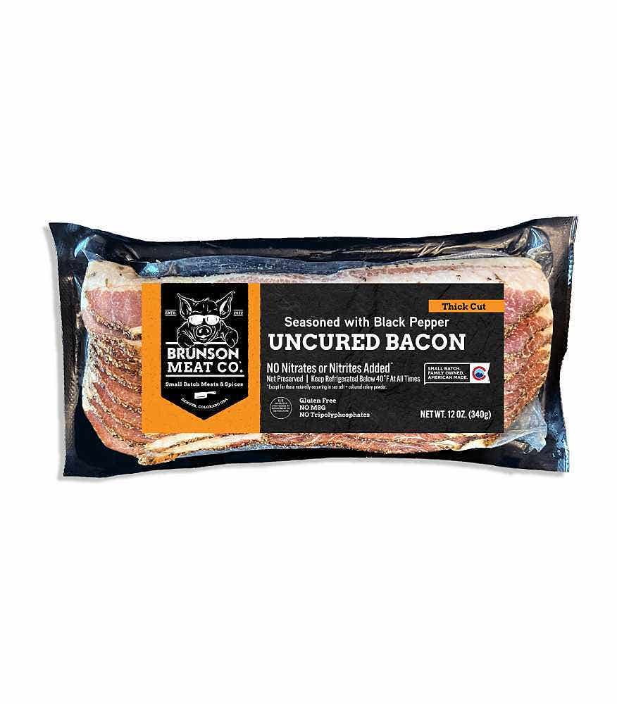 Uncured Applewood Pepper Bacon Thick Cut