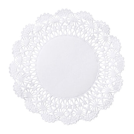4in White Lace Doilies