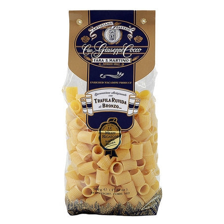 Mezzi Rigatoni Pasta