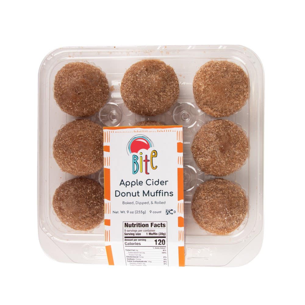 Bite Apple Cider Donut Muffins