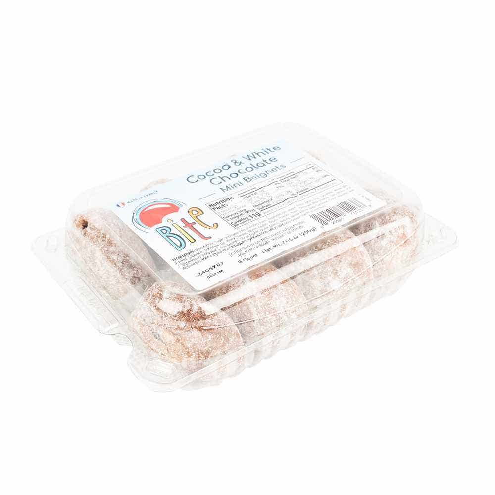Mini Cocoa Beignets with White Chocolate Filling 8 Pack