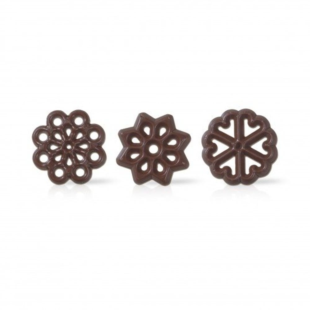 Assorted Chocolate Decorette Round