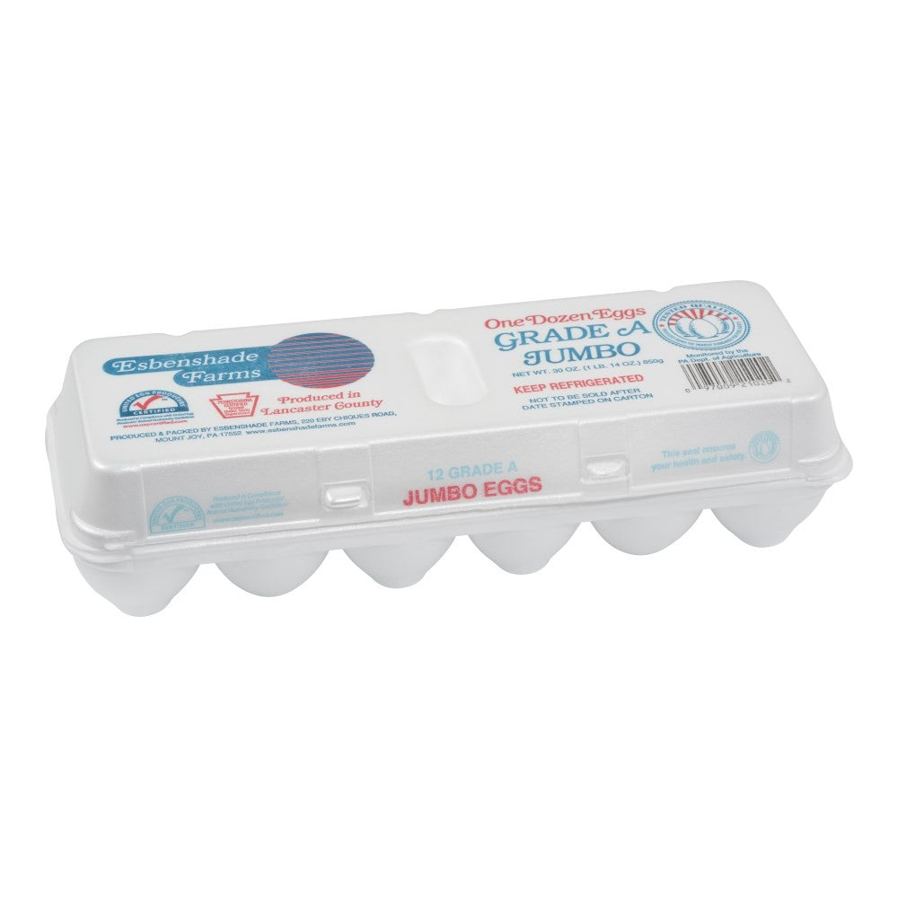 Grade A Jumbo White Eggs Carton 1dz