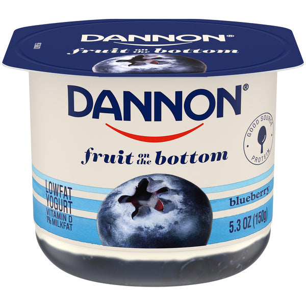 Blueberry Fruit On The Bottom Yogurt