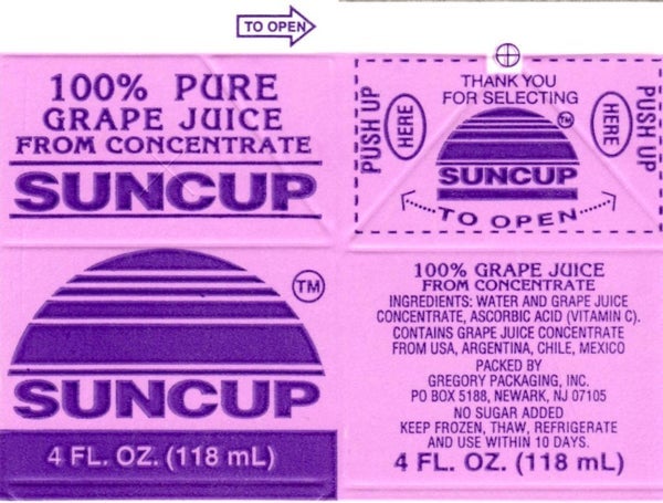 Grape Juice 4oz Carton