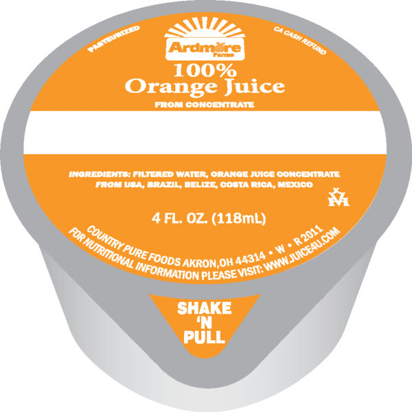Orange Juice Frozen 4oz Cup