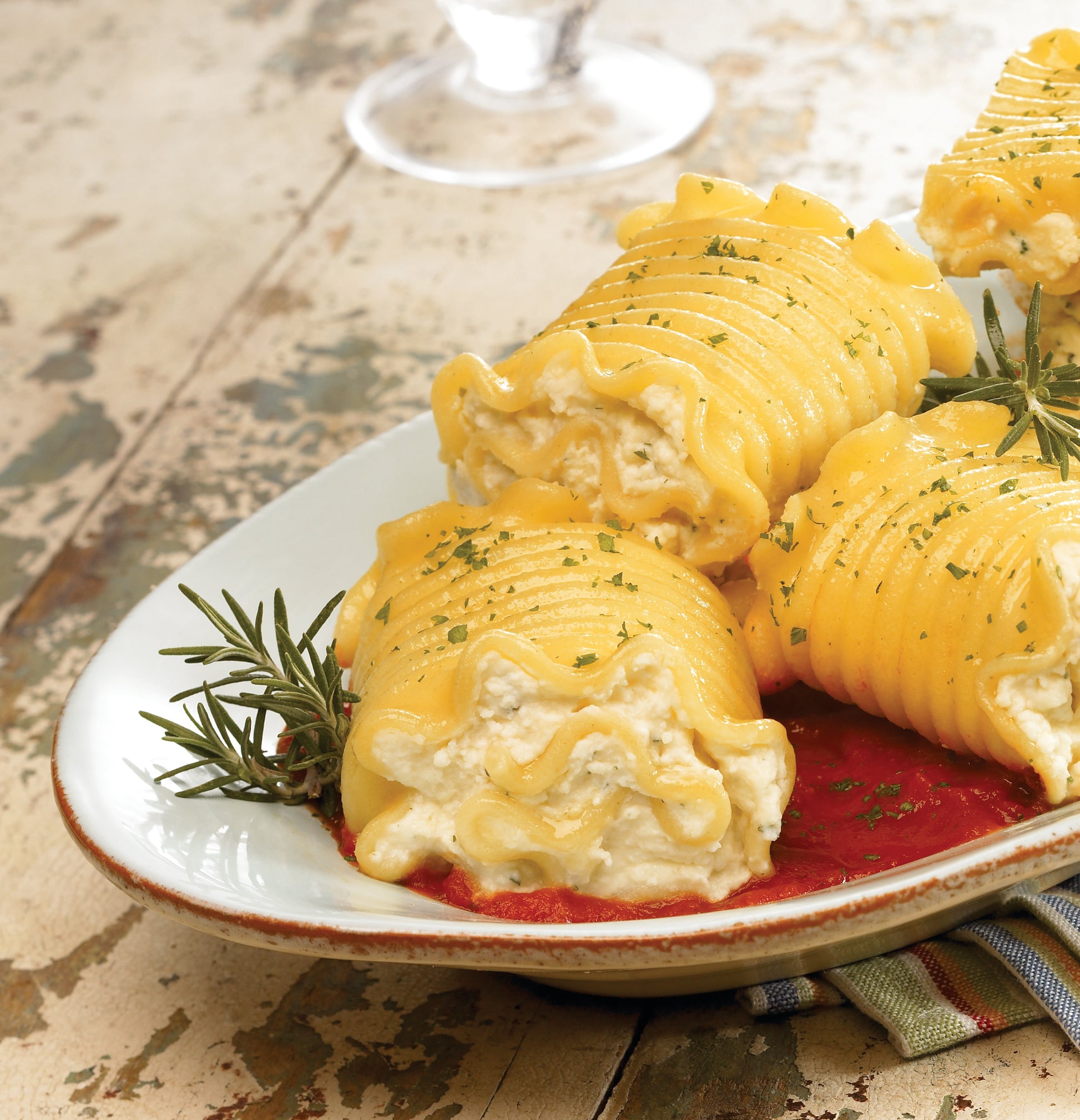 Cheese Lasagna Roll-up