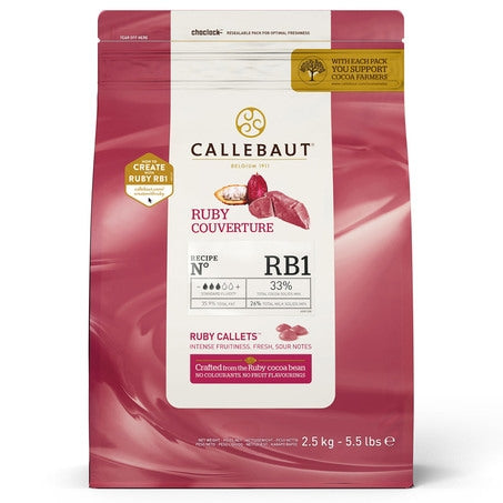 Couverture Callet Ruby Chocolate
