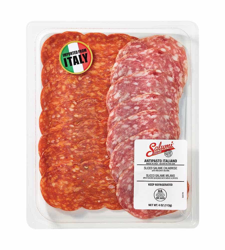 Antipasto Italiano Salami Sliced