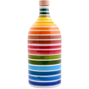 InExtra Virgin Olive Oil in Rainbow Ceramic Jar